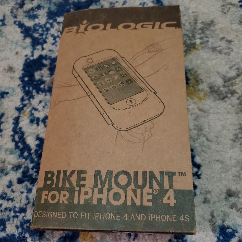 Biologic Bike Mount For iPhone 4 & iPhone 4S Black NIB